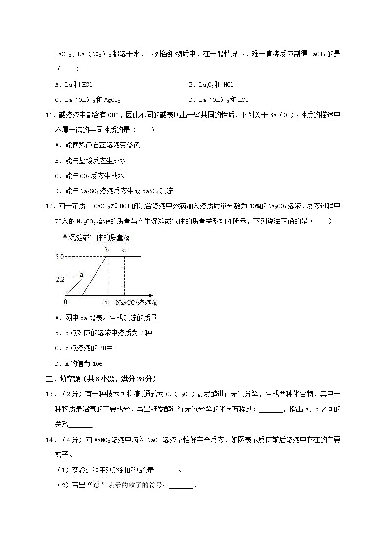 初中化学中考复习 湖北省黄冈中学联考2019年中考化学三模试卷（含解析）03