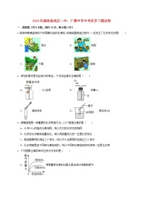 初中化学中考复习 湖北省武汉二中、广雅中学2019年中考化学三模试卷（含解析）