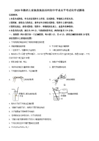 初中化学中考复习 精品解析：湖南省湘西土家族苗族自治州2020年中考化学试题（原卷版）