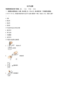 初中化学中考复习 精品解析：江苏省连云港市2020年中考化学试题（原卷版）