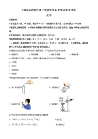 初中化学中考复习 精品解析：内蒙古通辽市2020年中考化学试题（原卷版）