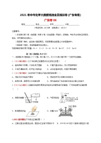 初中化学中考复习 精选卷06-2021年中考化学大数据精选全真模拟卷（广东专用）（原卷版）