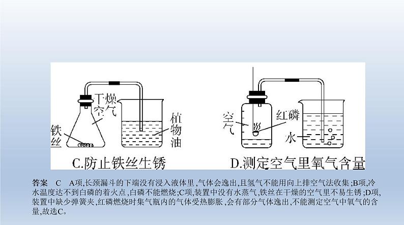 初中化学中考复习 15专题十五　实验方案的设计与评价 课件 2021年中考化学（全国）一轮复习05