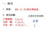 沪教版（上海）初中化学九年级下册 7.2 食品中的营养素 课件PPT