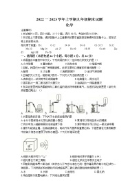 河南省郑州市第二中学共同体+2022-2023学年九年级上学期期末化学试题