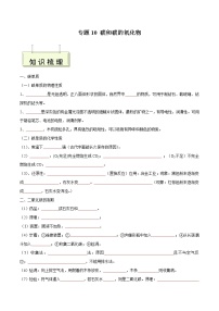 专题10 碳和碳的氧化物- 决胜2023年中考化学一轮地毯式复习（全国通用）（无答案）