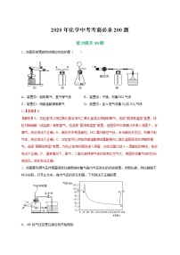 初中化学中考复习 专练02 能力提升30题-2020年中考化学考前满分必杀200题（尖子生专用）（解析版）