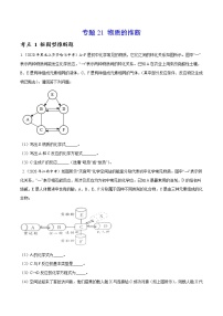 初中化学中考复习 专题21 物质的推断-2020年中考真题化学分项汇编（原卷版）