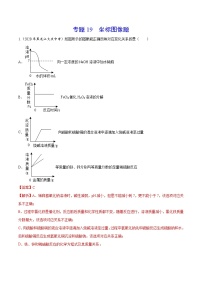 初中化学中考复习 专题19 坐标图像题-2020年中考真题化学分项汇编（解析版）