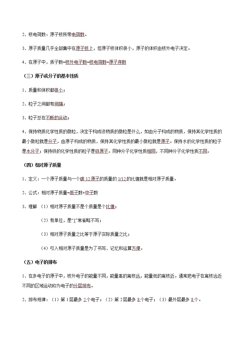 专题03 构成物质的微粒- 决胜2023年中考化学一轮地毯式复习（全国通用）（解析版）第2页