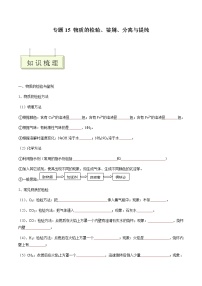 专题15 物质的检验、鉴别、分离与提纯- 决胜2023年中考化学一轮地毯式复习（全国通用）