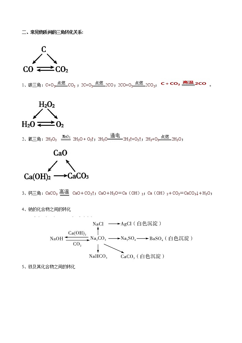 专题16 物质的转化与推断- 决胜2023年中考化学一轮地毯式复习（全国通用）（解析版）第3页