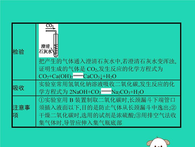 初中化学中考复习 课标通用中考化学总复习实验二氧化碳的实验室制任件课件PPT第4页