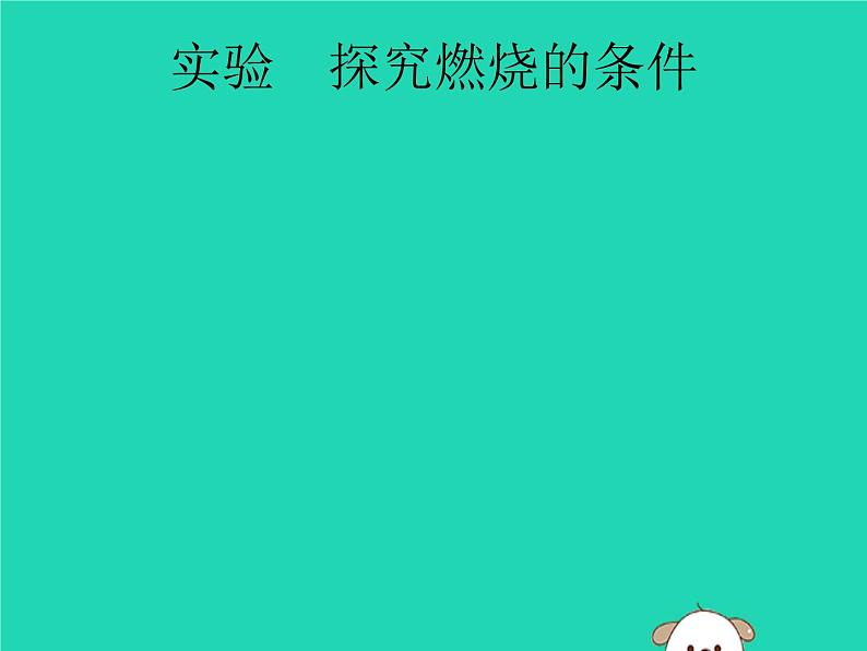 初中化学中考复习 课标通用中考化学总复习实验探究燃烧的条件课件01