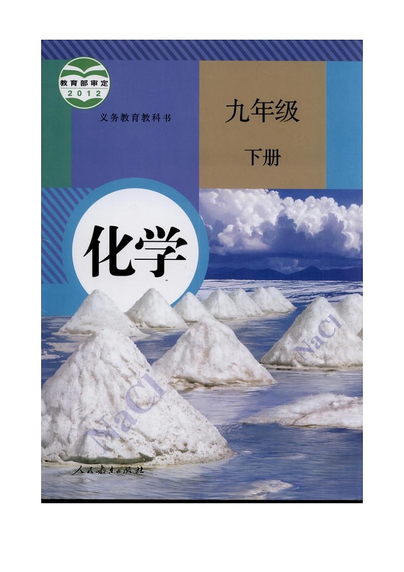人教版化学九年级下  中考化学模拟试卷4第1页