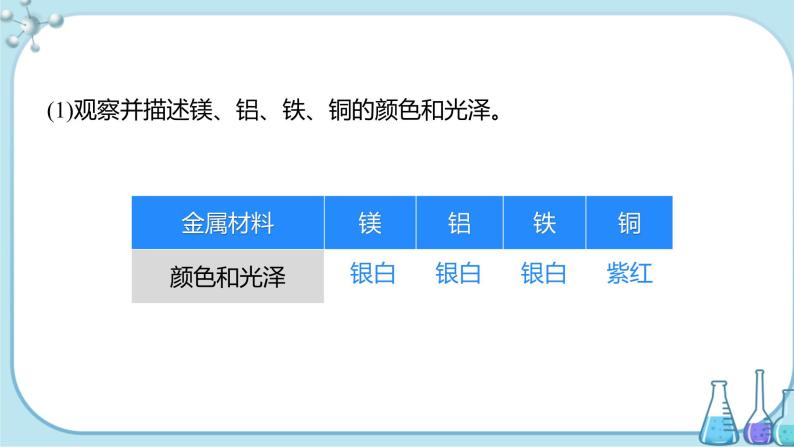 实验活动4《金属的物理性质和某些化学性质》课件+教案+导学案（含同步练习）+实验视频05