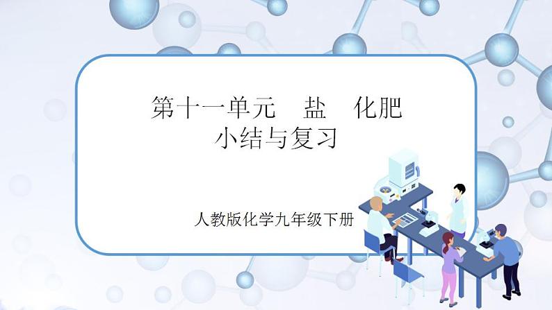 人教版化学九年级下册第十一单元复习课件01