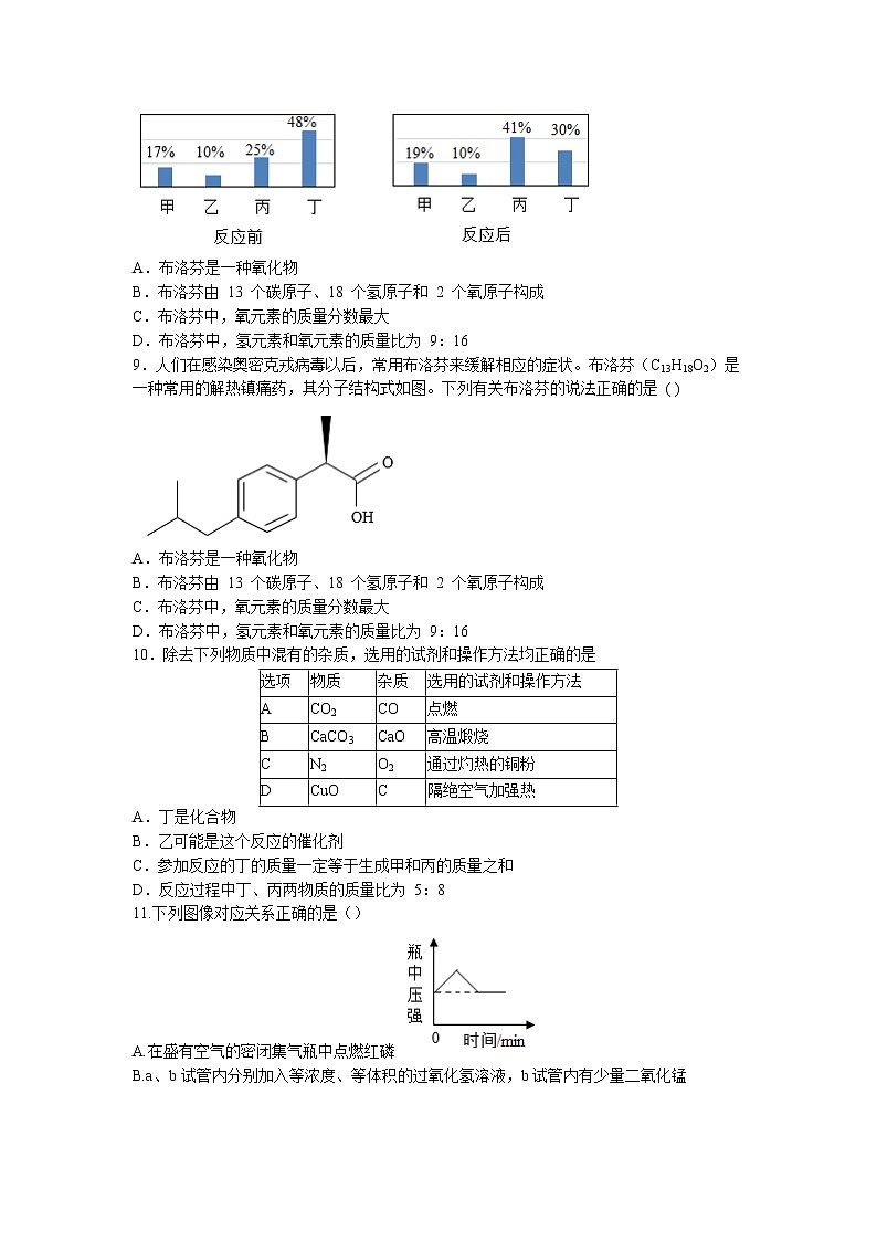 广东省深圳市部分外国语学校2022-2023学年九年级上学期期末联考化学试题03