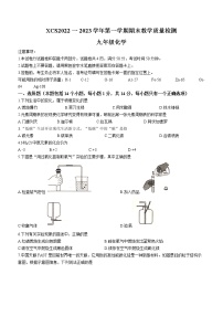 河南省许昌市2022-2023学年九年级上学期期末化学试题(含答案)