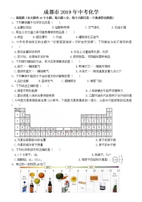 2019年四川省成都市中考化学试题【含答案】