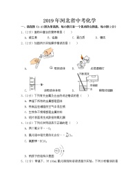 2019年河北省中考化学试卷【含答案】