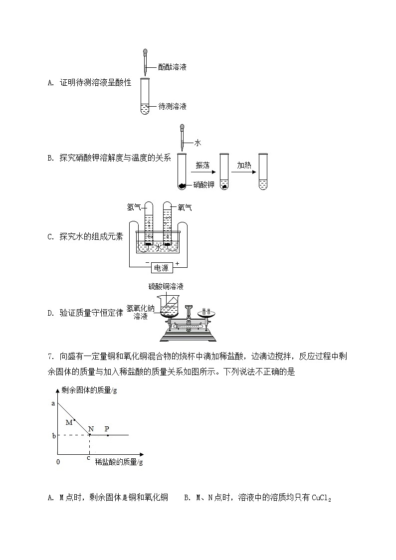 2020年河北省中考化学试题【含答案】02