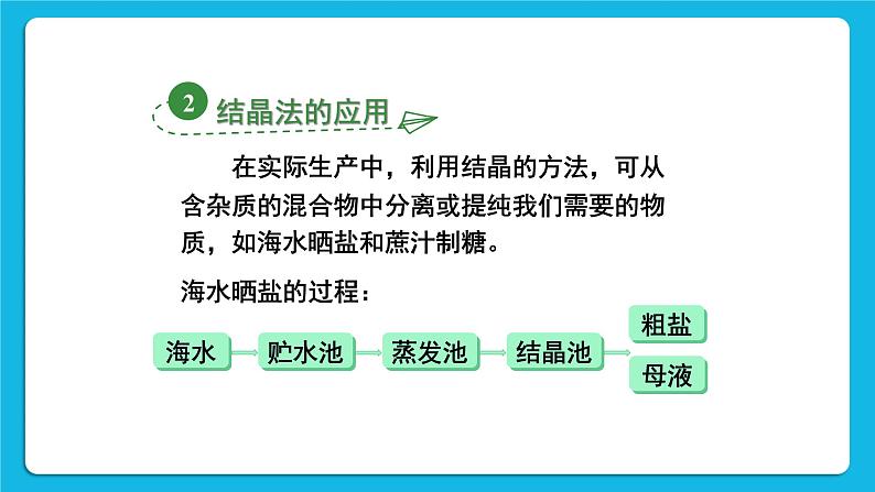 第七章 溶液 7.4  结晶现象 第1课时课件+教案05