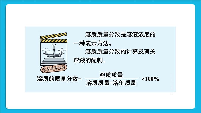 第七章 溶液 章末复习 课件04