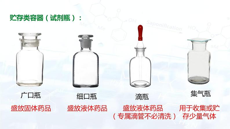 人教版初中九年级化学 第一单元  课题3 走进化学实验室课件07