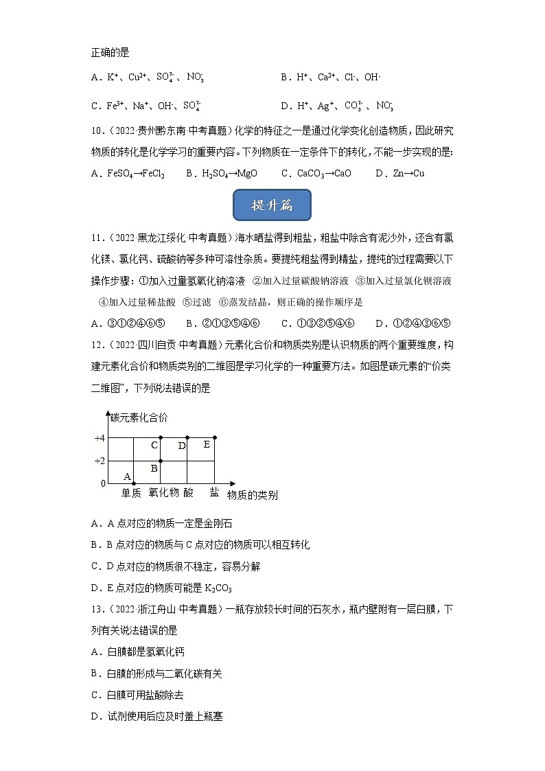 11.1 生活中常见的盐（课时练）-九年级化学下册同步教学课件+课时练（人教版）02