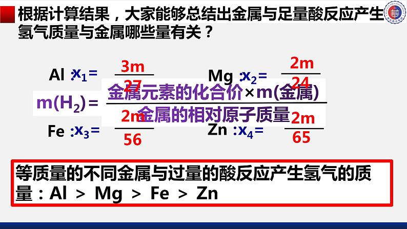 8.2 金属的化学性质4与酸反应图像题课件第6页