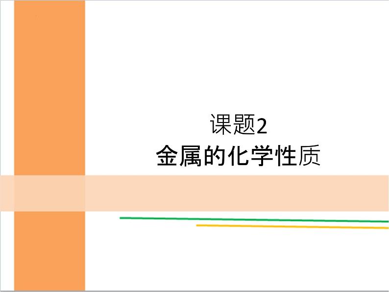 8.2金属的化学性质课件PPT第1页