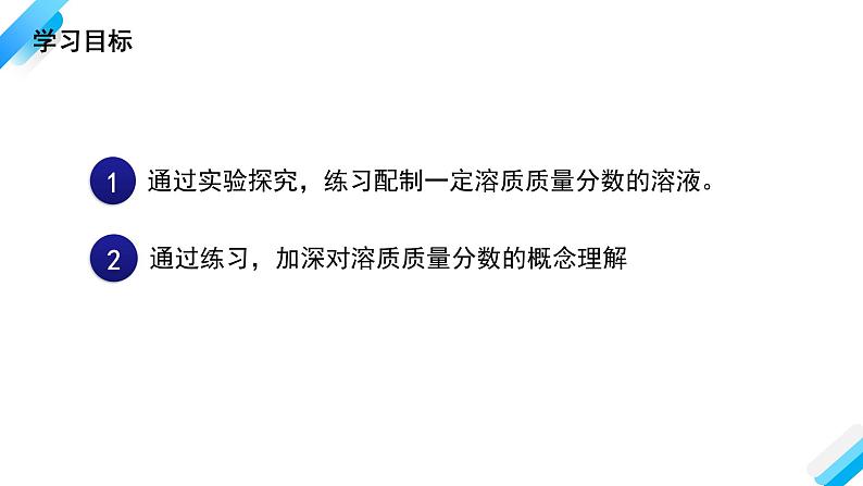 第九单元实验活动5 一定溶质质量分数的氯化钠溶液的配制课件06