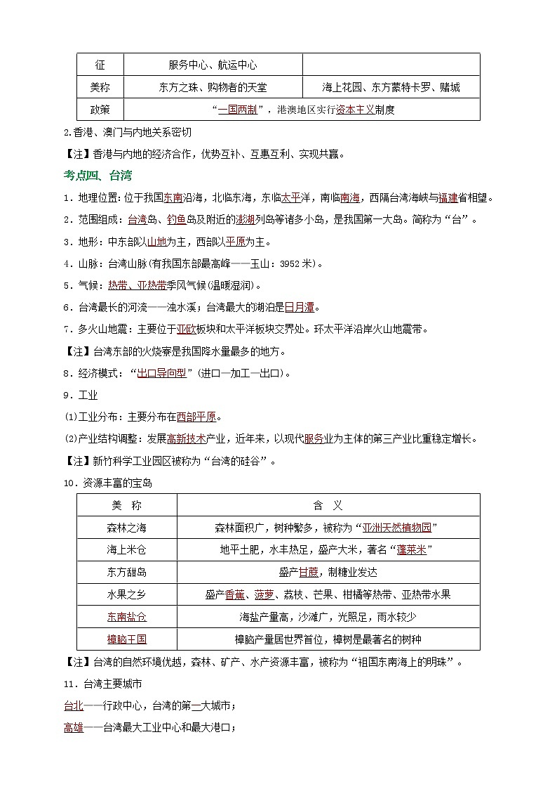 模块26 我国：南方地区（解析版）第3页