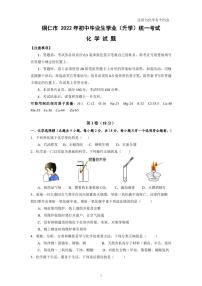 2022年贵州省铜仁市中考化学真题（超清版）