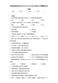 河南省南阳市内乡县2022-2023学年九年级上学期期末化学试题（含答案）