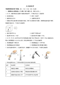 安徽省合肥市庐阳区2022-2023学年九年级上学期期末化学试题（含答案）