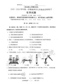 2022-2023学年福建省福州市初三一检化学试卷及答案