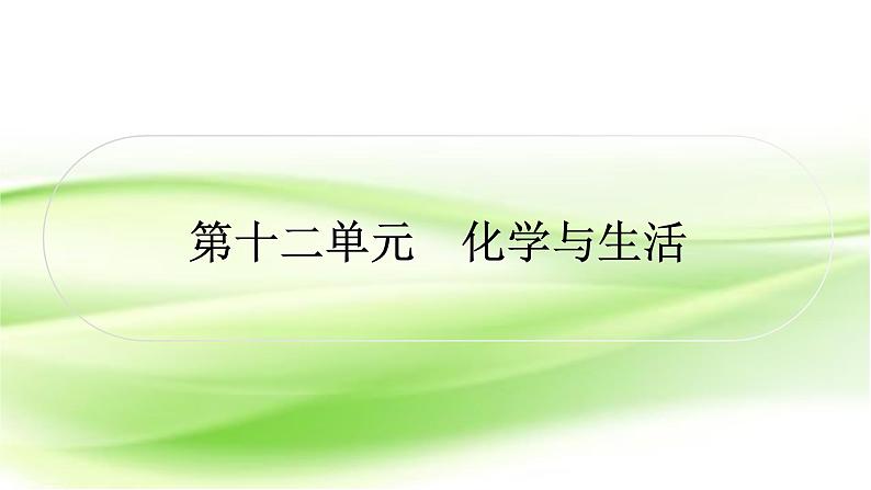 人教版中考化学复习第十二单元化学与生活作业课件01