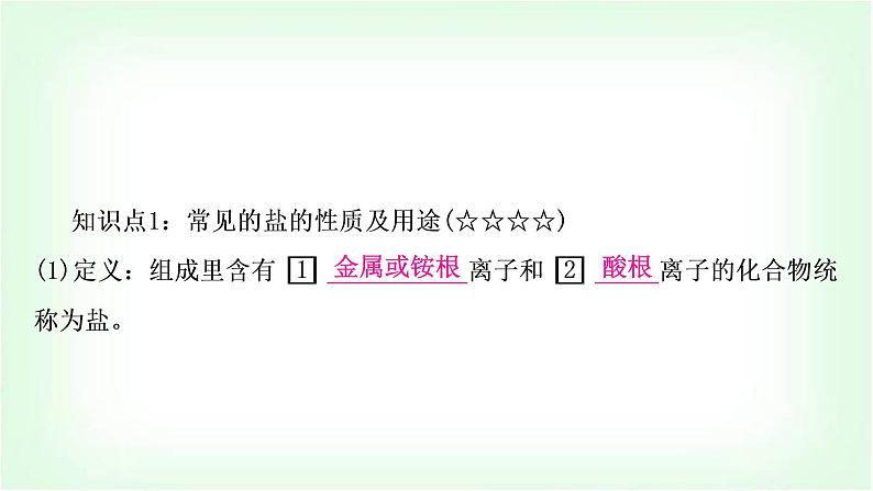 人教版中考化学复习第十一单元盐化肥教学课件03