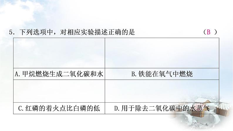 科粤版中考化学复习题型突破练二教材基础实验综合课件第8页