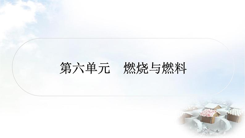 鲁教版中考化学复习第六单元燃烧与燃料教学课件第1页