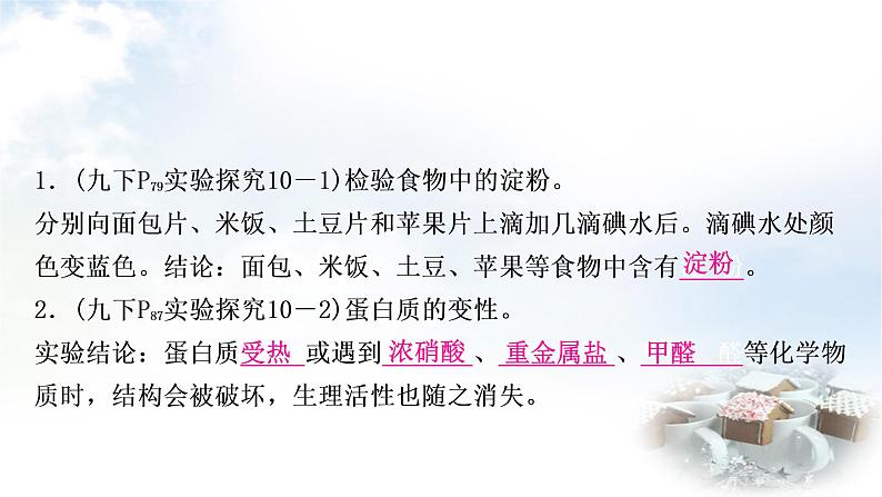 鲁教版中考化学复习第十单元化学与健康教学课件第6页