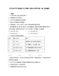 【中考化学】京改版2023届第一轮复习分类专题—盐（基础篇）含解析