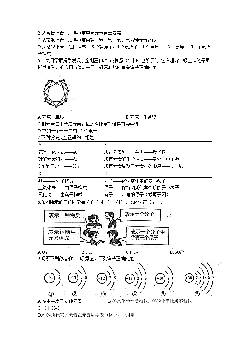山东省烟台市栖霞市2022-2023学年八年级上学期期末化学试题第2页