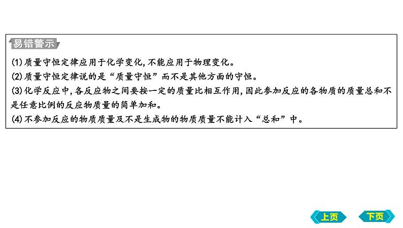 2023年中考化学鲁教版（五四学制）一轮复习第五单元　定量研究化学反应课件03