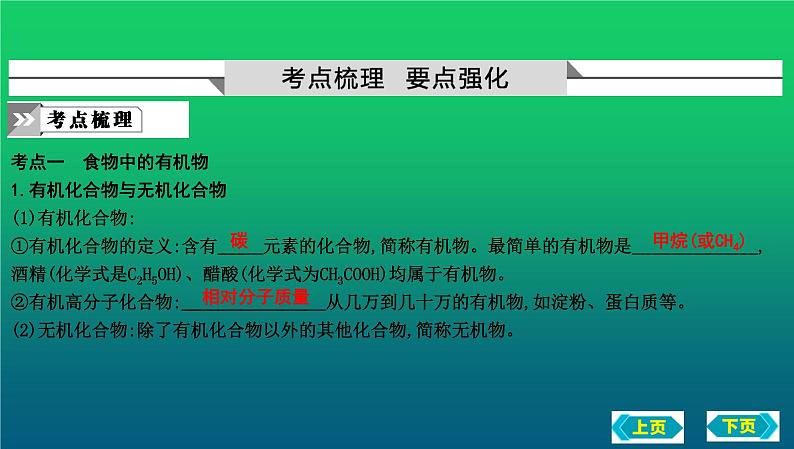 2023年中考化学鲁教版（五四学制）一轮复习第五单元　化学与健康复习课件第2页