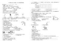 人教版九年级化学上学期1-7单元期末模拟卷（无答案）