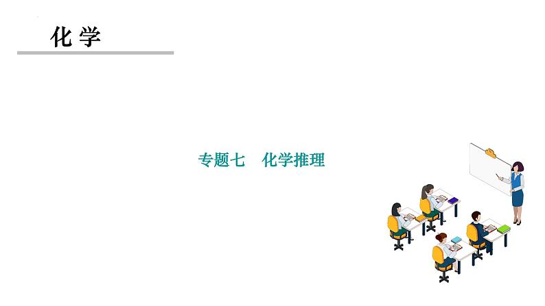 2023年中考二轮复习专题七　化学推理课件PPT第1页