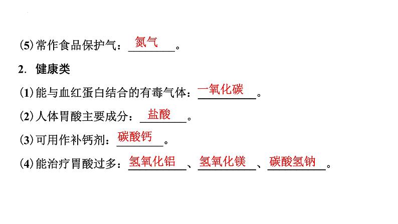 2023年中考化学二轮必考题型专项突破 专题四 物质的转化与推断课件PPT第8页